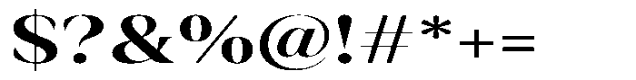Rigeras Bold Sr25 Expanded Font OTHER CHARS