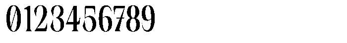 Rigeras Bold Sr75 Alt Condensed Font OTHER CHARS