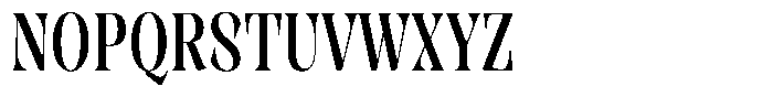 Rigeras Bold Sr75 Condensed Font UPPERCASE