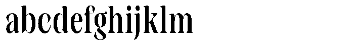 Rigeras Bold Sr75 Condensed FONT