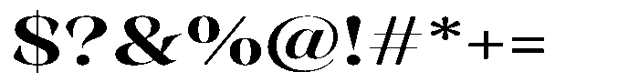 Rigeras Bold Sr75 Expanded Font OTHER CHARS