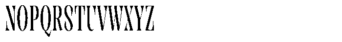 Rigeras Bold Sr75 Ultra Condensed Font UPPERCASE
