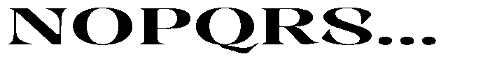 Rigeras Bold Sr75 Ultra Expanded Font UPPERCASE