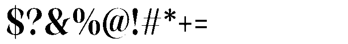 Rigeras Bold Sr75 Font OTHER CHARS