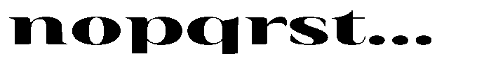 Rigeras Extra Bold Sr25 Alt Ult Exp Font LOWERCASE