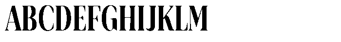 Rigeras Extra Bold Sr25 Condensed Font