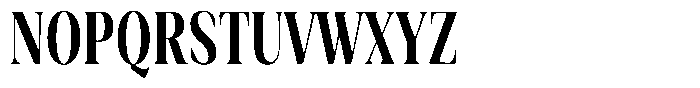 Rigeras Extra Bold Sr25 Condensed Font UPPERCASE