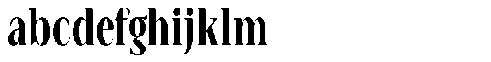 Rigeras Extra Bold Sr25 Condensed FONT