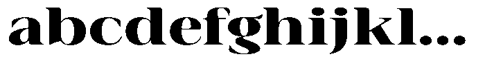 Rigeras Extra Bold Sr25 Expanded FONT