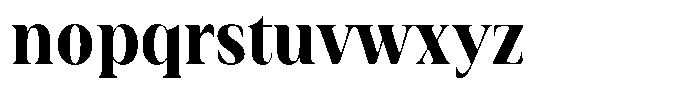 Rigeras Extra Bold Sr25 Font LOWERCASE