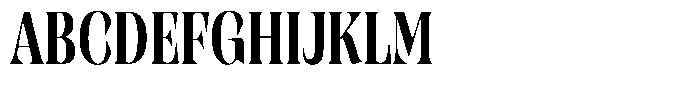 Rigeras Extra Bold Sr75 Alt Condensed Font