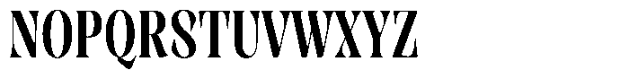 Rigeras Extra Bold Sr75 Alt Condensed Font UPPERCASE