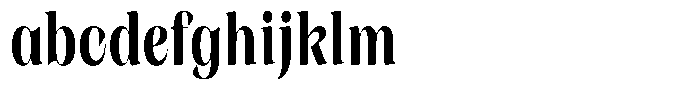 Rigeras Extra Bold Sr75 Alt Condensed Font LOWERCASE