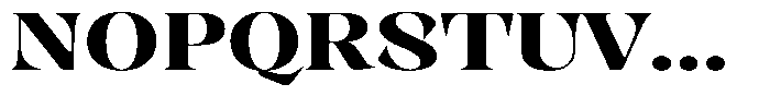 Rigeras Extra Bold Sr75 Alt Exp Font UPPERCASE