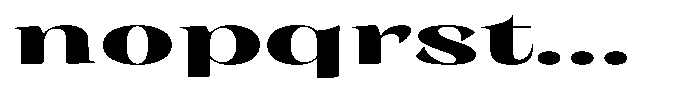 Rigeras Extra Bold Sr75 Alt Ult Exp Font LOWERCASE