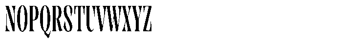 Rigeras Extra Bold Sr75 Alt Ultra Condensed Font UPPERCASE