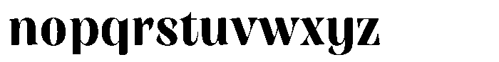 Rigeras Extra Bold Sr75 Alt Font LOWERCASE