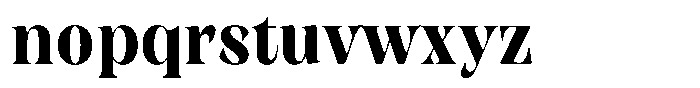 Rigeras Extra Bold Sr75 Font LOWERCASE