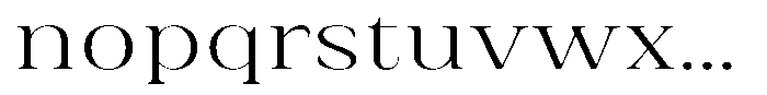 Rigeras Extra Light Sr25 Exp Font LOWERCASE