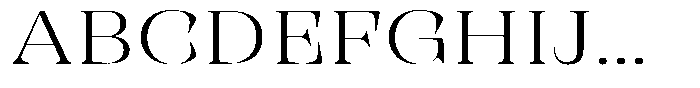 Rigeras Extra Light Sr75 Alt Exp Font UPPERCASE