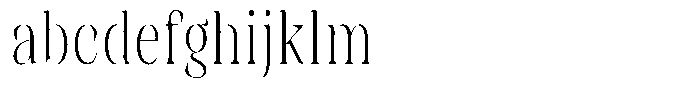 Rigeras Extra Light Sr75 Condensed FONT
