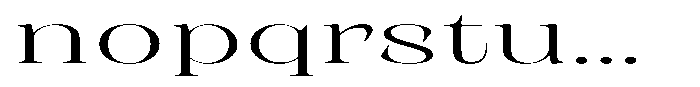 Rigeras Extra Light Sr75 Ult Exp Font LOWERCASE