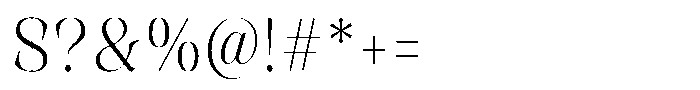 Rigeras Extra Light Sr75 Font OTHER CHARS