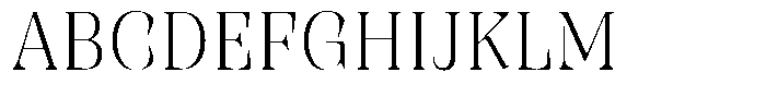 Rigeras Extra Light Sr75 Font