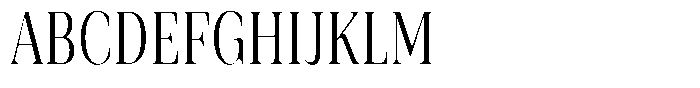 Rigeras Light Sr25 Alt Condensed Font