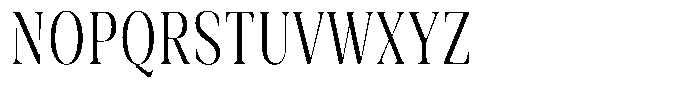 Rigeras Light Sr25 Alt Condensed Font UPPERCASE