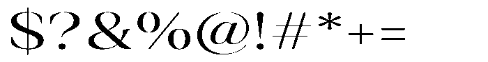Rigeras Light Sr25 Alt Expanded Font OTHER CHARS