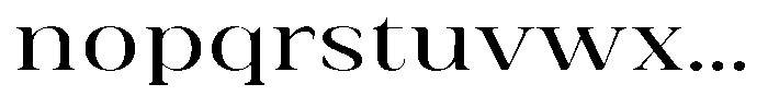 Rigeras Light Sr25 Expanded Font LOWERCASE