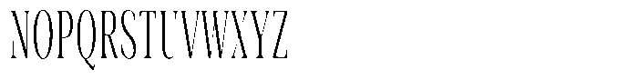 Rigeras Light Sr25 Ultra Condensed Font UPPERCASE