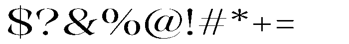 Rigeras Light Sr75 Alt Expanded Font OTHER CHARS
