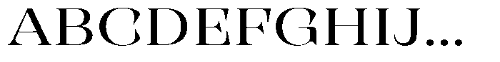 Rigeras Light Sr75 Alt Expanded Font UPPERCASE