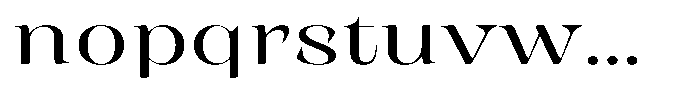 Rigeras Light Sr75 Alt Expanded Font LOWERCASE