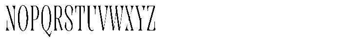Rigeras Light Sr75 Alt Ultra Condensed Font UPPERCASE