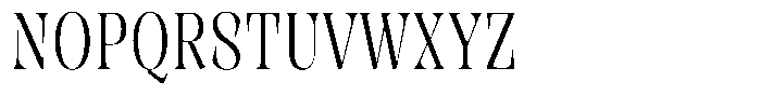 Rigeras Light Sr75 Condensed Font UPPERCASE