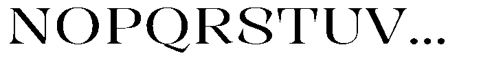 Rigeras Light Sr75 Expanded Font UPPERCASE
