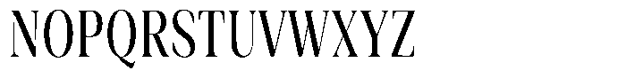 Rigeras Sr25 Alt Condensed Font UPPERCASE