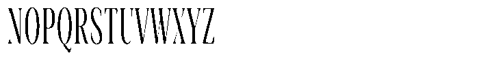 Rigeras Sr25 Alt Ultra Condensed Font UPPERCASE