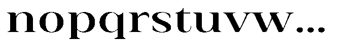Rigeras Sr25 Expanded Font LOWERCASE