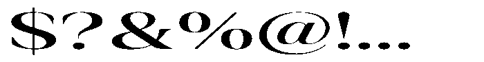 Rigeras Sr25 Ultra Expanded Font OTHER CHARS