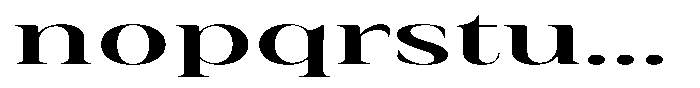 Rigeras Sr25 Ultra Expanded Font LOWERCASE