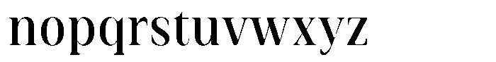 Rigeras Sr25 Font LOWERCASE