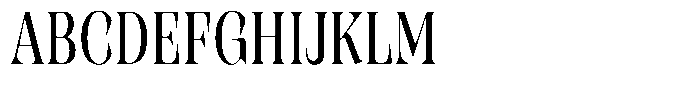 Rigeras Sr75 Alt Condensed Font UPPERCASE