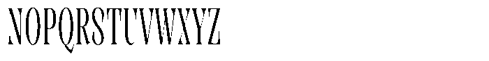 Rigeras Sr75 Alt Ultra Condensed Font UPPERCASE