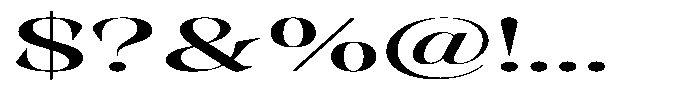 Rigeras Sr75 Alt Ultra Expanded Font OTHER CHARS