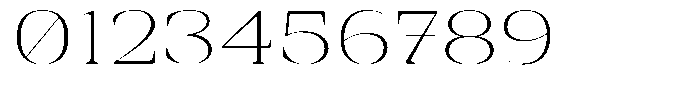 Rigeras Thin Sr25 Alt Expanded Font OTHER CHARS