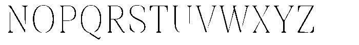 Rigeras Thin Sr25 Alt Font UPPERCASE